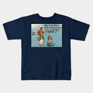 MPJJ French France Cartoon Telephone MPJJ Kids T-Shirt